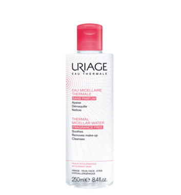 [ユリアージュ] サーマル クレンジングウォーター　敏感肌・赤み肌　無香料タイプ　250ml  -[URIAGE] EAU MICELLAIRE THERMALE HYDRATANTE DEMAQUILLE NETTOIE 250ml PEAUX SENSIBLE ROUGEURS