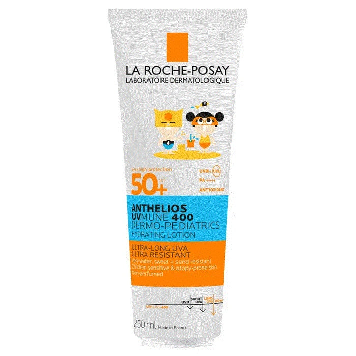 [ラロッシュポゼ]アンテリオス UVMUNE 400　キッズ　SPF50+　ミルク フェイス&ボディ用　250ｍｌ　お徳用 ANTHELIOS UVMUNE 400 DERMO-PEDIATRICS SPF50+ LAIT 250ml