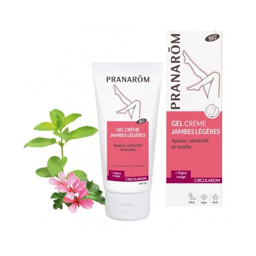 [送料無料]プラナロム　 サーキュラロムクリーム BIO 100ml PRANAROM GEL CREMES JAMBES LEGERES BIO