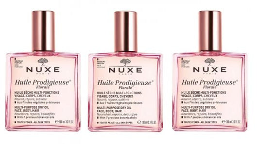 [ニュクス]プロディジュー フローラルオイル 100ml　3本セット [NUXE]HUILE PRODIGIEUSE FLORALE 100ml