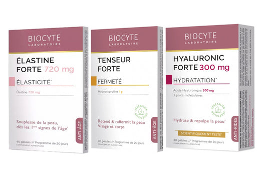 【ビオシット】マイ インテグラル ビューティー プログラム30+40+40カプセル 【BIOCYTE】MON PROGRAMME BEAUTE PEAU MATURE 30+40+30 GELULES