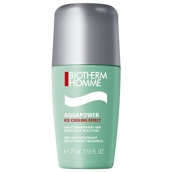 [ビオテルムオム]アクアパワー アイスクーリング アンチトランスピラン 48時間75ml[BIOTHERMHOMME]AQUAPOWER ICE-COOLING EFFECT ANTI-TRANSPIRANT 48H ROLL ON