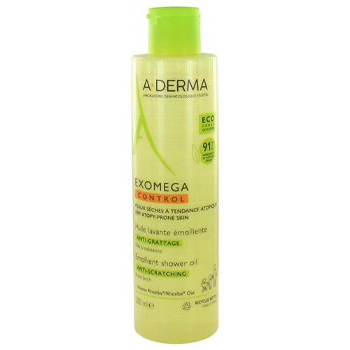 [アデルマ] エクソメガ コントロール エモリエント シャワーオイル 200ml [A-DERMA]EXOMEGA CONTROL HUILE LAVANTE EMOLLIENTE ANTI-GRATTAGE