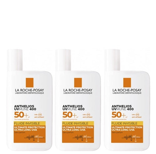 [ラロッシュポゼ ] アンテリオス UVmune フルイド インビジブル SPF50 50ml 香料無し   3個セット-[LA ROCHE POSAY] ANTHELIOS UVMUNE FLUIDE INVISIBLE SPF50+ 50ml SANS PARFUM