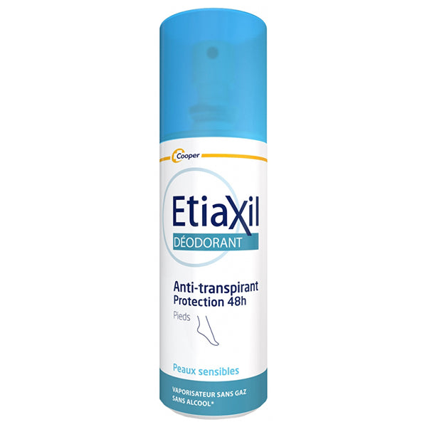 [エティアキシル]デオドラント　アンチトランスピラン　48Ｈ　スプレー　足用　敏感肌用 100ml [ETIAXIL] DEODRQNT ANTI-TRANSPIRANT 48H PIEDS PEAUX SENSIBLES