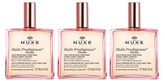 [ニュクス]プロディジュー フローラルオイル 50ml　3本セット [NUXE]HUILE PRODIGIEUSE FLORALE 50ml