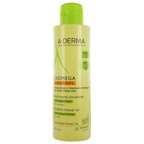 [アデルマ] エクソメガ コントロール エモリエント シャワーオイル 500ml [A-DERMA]EXOMEGA CONTROL HUILE LAVANTE EMOLLIENTE ANTI-GRATTAGE