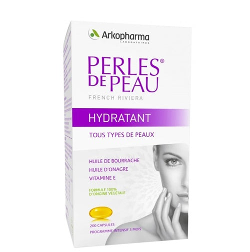 [アルコファーマ] モイスチャライジングスキンパール200カプセル　 [ARKOPHARMA] PERLES DE PEAU HYDRATANT