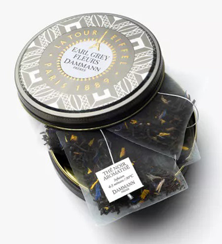 【ダマン フレール】『アールグレイフラワー』キャンディボックス入り 6クリスタルティーパック【DAMMANN FRERES】"EARL GREY FLEURS"- CANDY BOX 6 SACHETS D'INFUSIONS AROMATISÉES