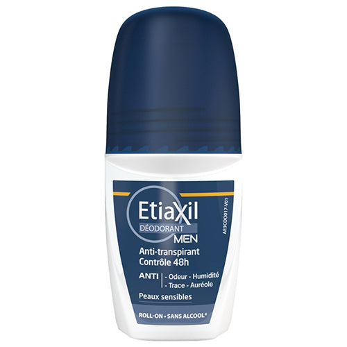 [エティアキシル]メンズ　デオドラント ロールオン　(アルコール無し) [ETIAXIL] DEODRANT MEN ANTI-TRANSPIRANT ROLL-ON 48H SANS ALCHOOL