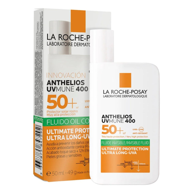 [ラロッシュポゼ] アンテリオス UVMUNE 400 フルイドオイルコントロール 50ml [LA ROCHE POSAY] ANTHELIOS UVMUNE 400 FLUIDE OIL CONTROL