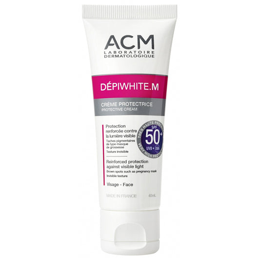 【エイシーエム ラボラトリー】DEPIWHITE サンプロテクション M クリーム SPF50+（紫外線の害から肌を守る,色素性シミの出現や悪化を防ぐ）40ml 【LABORATOIRE ACM】DEPIWHITE M CREME PROTECTRICE