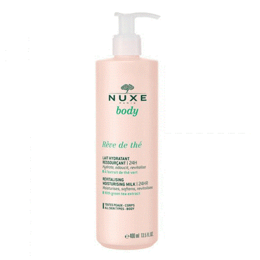 [ ニュクス] ボディ・レーブ・ド・テ ハイドレーティング ローション 24時間 400ml  [ NUXE] BODY REVE DE THE LAIT HYDRATANT 24H 400ml