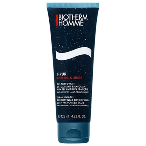 [ビオテルムオム]Ｔ-PUR アンチオイル (テカリ クレンジングジェル)125ml[BIOTHERM HOMME] T-PUR ANTI-OIL ET SHINE GEL NETTOYANT DETOXIFIANT EXFOLIANT