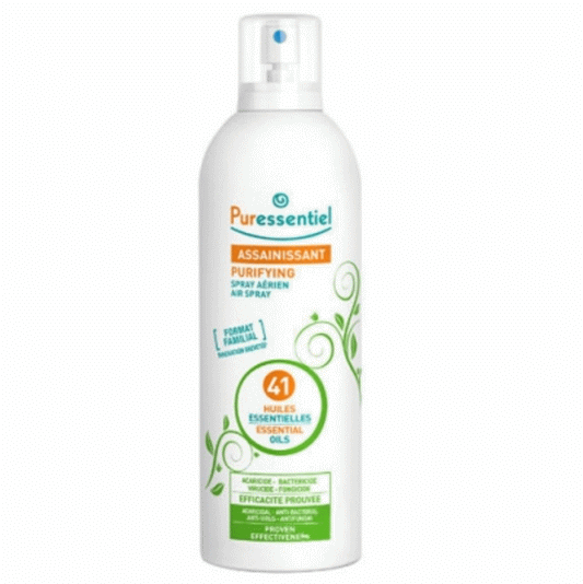 [ピュアエッセンシャル] 41のエッセンシャルオイル　エアー 消毒 スプレー 500ml  [PURESSENTIEL] SPRAY ASSAINISSANT AUX 41 HUILES ESSENTIELLES 500ml