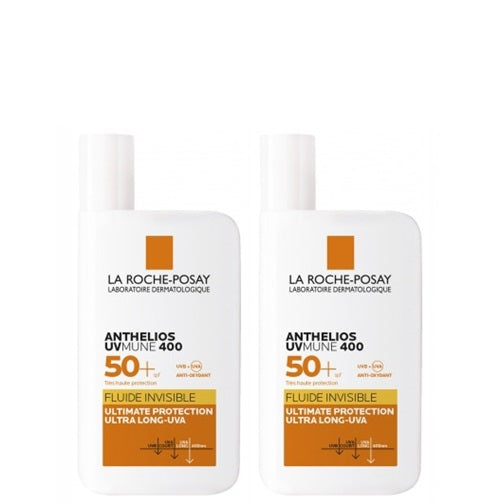 [ラロッシュポゼ] アンテリオス UVmune 400 フルイド インビジブル SPF50 50ml 香料入り 2個セット [LA ROCHE POSAY] ANTHELIOS UVMUNE 400 FLUIDE INVISIBLE