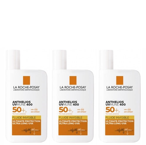 [ラロッシュポゼ] アンテリオス UVmune 400 フルイド インビジブル SPF50 50ml 香料入り 3個セット [LA ROCHE POSAY] ANTHELIOS UVMUNE 400 FLUIDE INVISIBLE