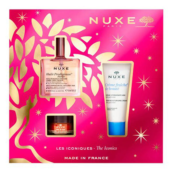 [ ニュクス] アコフレ イコニックフローラル　トータル　ボディ＆ヘヤ―ケアセット　コフレ 【NUXE】ICONIQUE FLORALE COFFRET