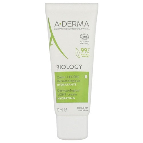 [アデルマ] ビオロジー ハイドレイティング　ライトクリーム40ml [A-DERMA]BIOLOGY CREME LEGER DERMATOLOGIQUE HYDRATANTE