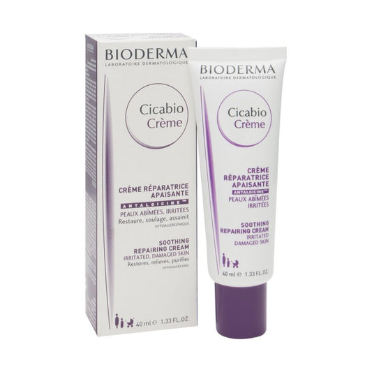 [ビオデルマ] シカビオ　クリーム　レパラトリス 40ml [BIODERMA]CICABIO CREME REPARATRICE APAISANTE PEAUX LISSES IRRITEES