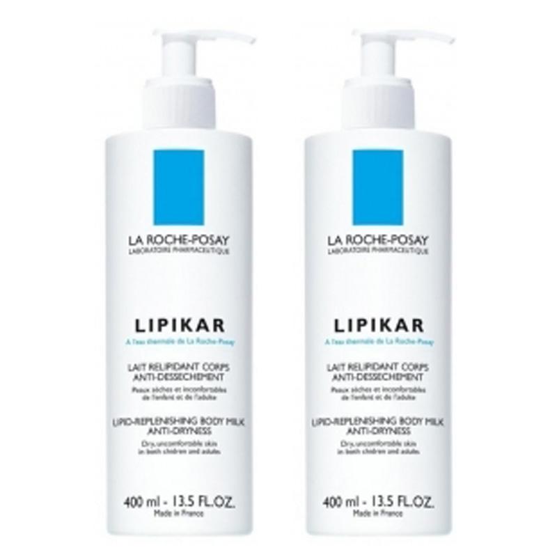 [ラ ロッシュ ポゼ]リピカ クリーム 400ml お徳用サイズ  2本セット　[LA ROCHE POSAY]LIPIKAR LAIT RELIPIDANT CORPS ANTI-DESSECHEMENT 400ml 2pc