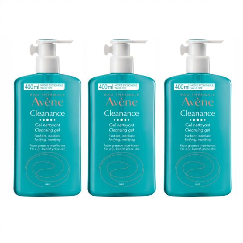 [アベンヌ] クリーナンス クレンジングジェル 400ml 3本セット -[AVENE] CLEANANCE GEL NETTOYANT 400ml 3pc