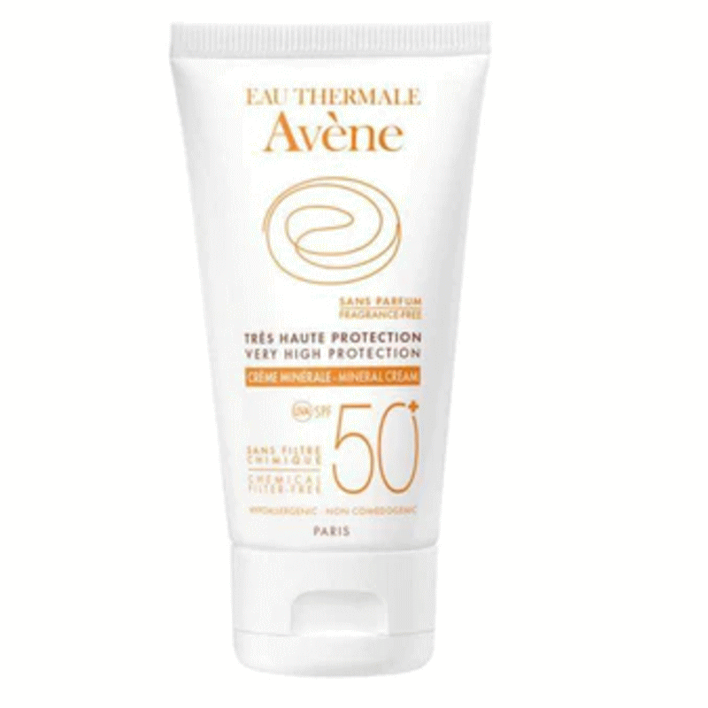 [アベンヌ] クリーム　ミネラル　ハイプロテクション　SPF50+ 50ml - [AVENE] CREME MINERAL SOLAIRE TRES HAUTE PROTECTION SPF50+ 5m 乾燥肌、敏感肌