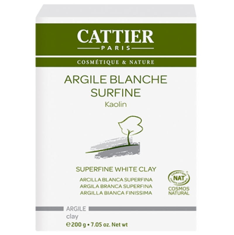 [カティエ] パウダー ホワイトクレイ 200g [CATTIER] ARGILE BLANCHE SURFINE 200g