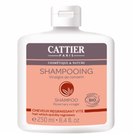 [カティエ]ローズマリービネガーシャンプー オイリーヘア用  250ml   [CATTIER] SHAMPOOING CHEVEUX GRAS VINAIGRE DE ROMARIN 250ml