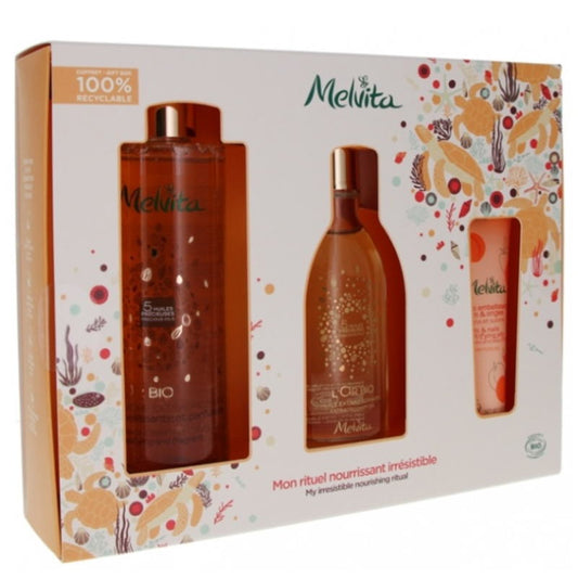 [メルヴィータ] マイイレジスイブル ナリシング コフレ -[MELVITA] COFFRET 'MON RITUEL NOURRISSANT IRRESISTIBLE '