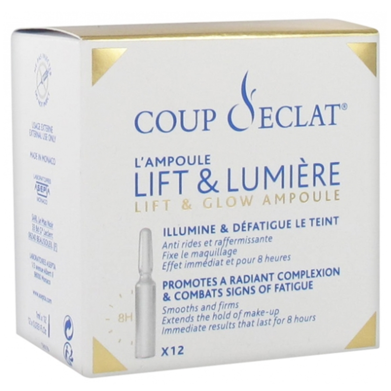 [クップ・ド・エクラ] ビュティー　リフティング　アンプル　1ml x 12 アンプル -[COUP D'ECLAT] AMPOULE LIFT ET LUMIERE 1ml x 12 AMPOULE