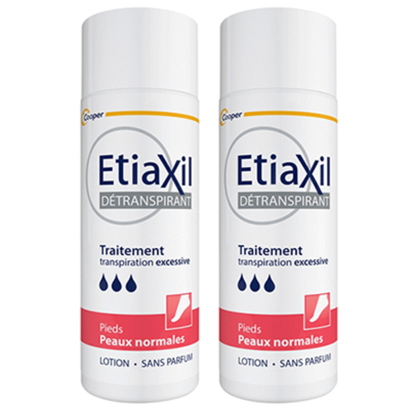 [エティアキシル]トリートメント　デトランスピラン　ローション　足用　ノーマル肌用 100ml 2個セット [ETIAXIL]TRAITEMENT DETRANSPIRANT LOTION PIEDS PEUX NORMAL  100m l2pc