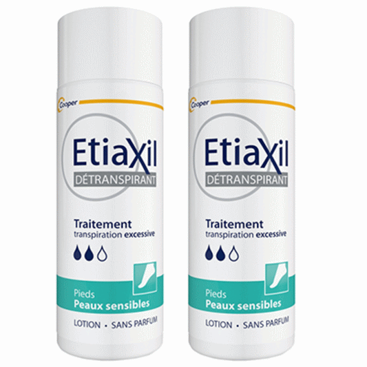 [エティアキシル]トリートメント　デトランスピラン　ローション　足用　敏感肌用 100ml 2個セット [ETIAXIL]TRAITEMENT DETRANSPIRANT LOTION PIEDS PEUX SENSIBLES 100ml 2pc