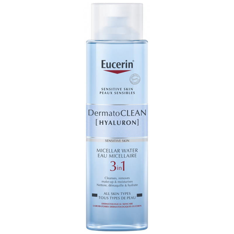 [ユーセリン] デルマトクリーン ヒアルロン ミセルウォーター 400ml -[EUCERIN] DERMATOCLEAN HYALURON EAU MICELLAIRE 3EN1 400ml