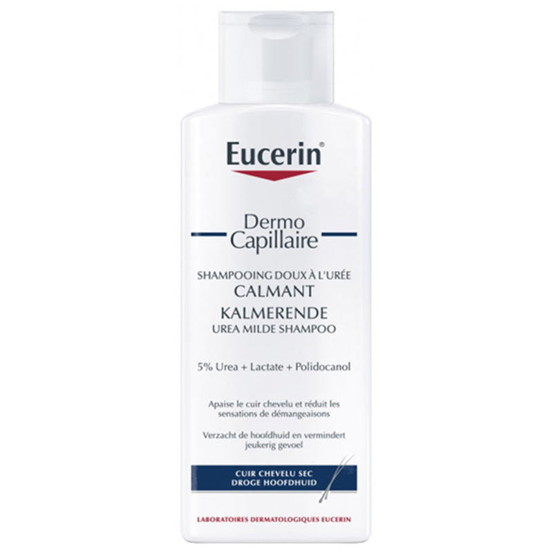 [ユーセリン] デルモキャピレア ウレア ソフトシャンプー 250ml -[EUCERIN] DERMO CAPILLAIRE CALMANT SHAMPOOING DOUX A LUREE 5% 250ml