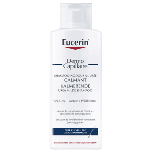 [ユーセリン] デルモキャピレア ウレア ソフトシャンプー 250ml -[EUCERIN] DERMO CAPILLAIRE CALMANT SHAMPOOING DOUX A LUREE 5% 250ml