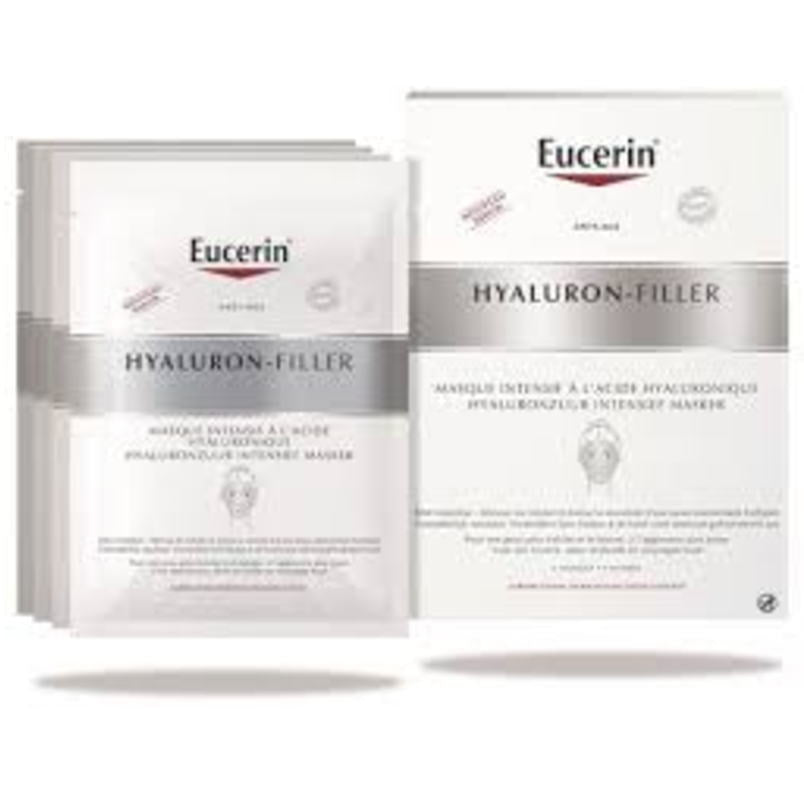 [ユーセリン] ヒアルロンフィラー マスク (マスクシート4枚入り） [EUCERIN] HYALURON-FILLER MASQUE (4 SACHETS)