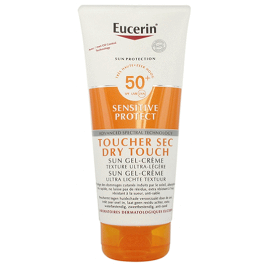 【ユーセリン】サンプロテクション ジェルクリーム SPF50+（日焼けによる肌ダメージから守る,ドライタッチの仕上がり）200ml 【EUCERIN】SUN PROTECTION SUN SENSITIVE PROTECT GEL-CREME TOUCHER SEC SPF50+ 200ml