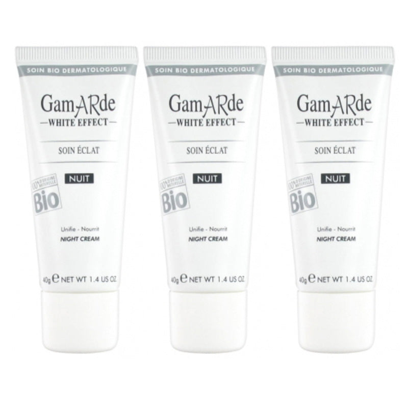 [ガマルド] ホワイトエフェクト ナイトクリーム 40ml 3個セット [GAMARDE]WHITE EFFECT SOIN ECLAT NUIT 40ml 3pc