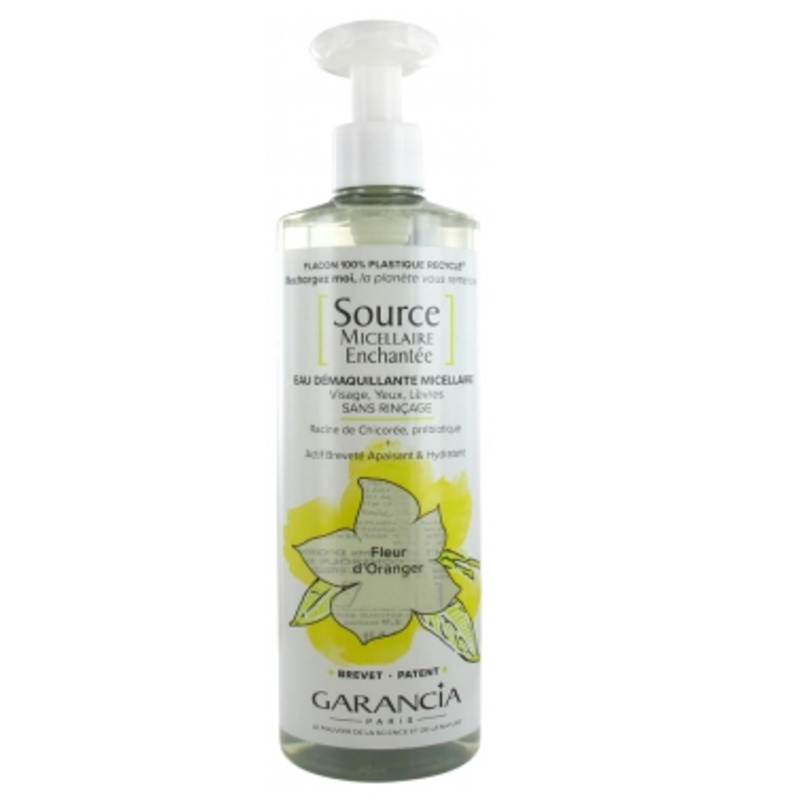 [ガランシア] ミセルエンチャントソースボトル オレンジフラワー 400ml -[GARANCIA] SOURCE MICELLAIRE ENCHANTEE FLEUR D'ORANGERE 400ml