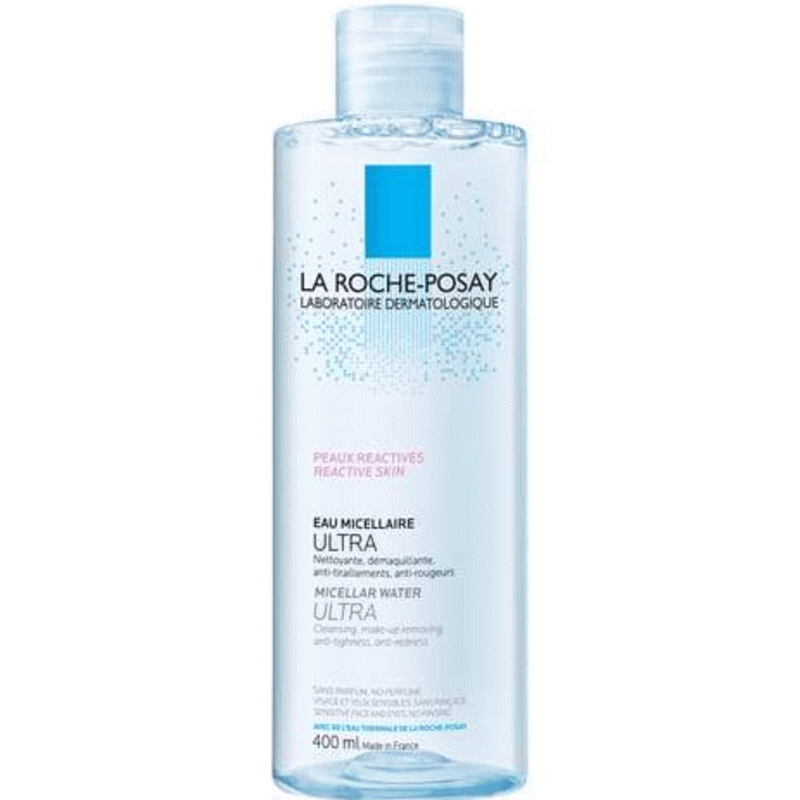 [ラロシュポゼ] クレンジング ウォーター　ウルトラ【反応性皮膚用・アトピー肌】　400ｍl [LA ROCHE POSAY] EAU MICELLAIRE ULTRA　PEAUX REACTIVE 400ml