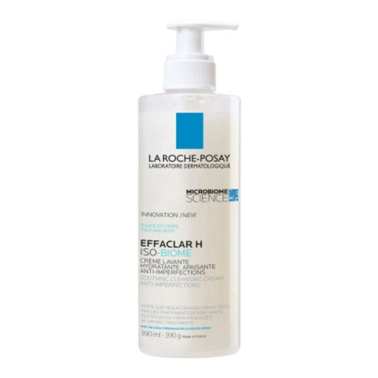 [ラロッシュポゼ ] エファクラＨ イソバイオーム クレンジング クリーム 390ml -[LA ROCHE POSAY] EFFACLAR H ISO-BIOME CREME LAVANTE 390ml