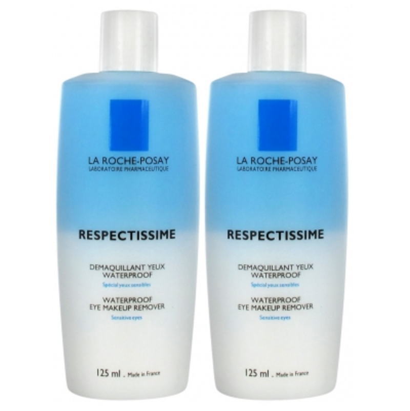 [ラロッシュポゼ] レスペクティッシム ポイントメイクアップリムーバ 125ml 2本セット [LA ROCHE POSAY] RESPECTISSIME DEMAQUILLANT YEUX WATERPROOF 125ml 2pc