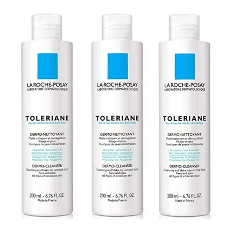 [ラ ロッシュ ポゼ] トレリアン ダーモクレンザー 200ml 3本セット   -[LA ROCHE POSAY] TOLERIANE DERMO-NETTOYANT  200ml  3pc 敏感肌、乾燥肌、ノーマル肌