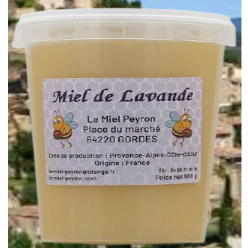 [LE MIEL DE PEYRON]ラベンダーの蜂蜜 500g フランス ラベンダーのメッカ プロバンス ゴルド村より直送　[LE MIEL DE PEYRON]　Lavender honey 500g