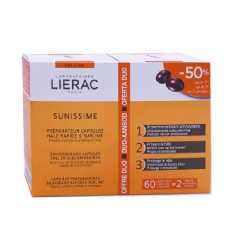 [リーラック] スニーシム 美しい日焼けサプルメント ６０錠 -[LIERAC] SUNISSIME SUNISSIME PREPARATEUR 60 CAPSULES