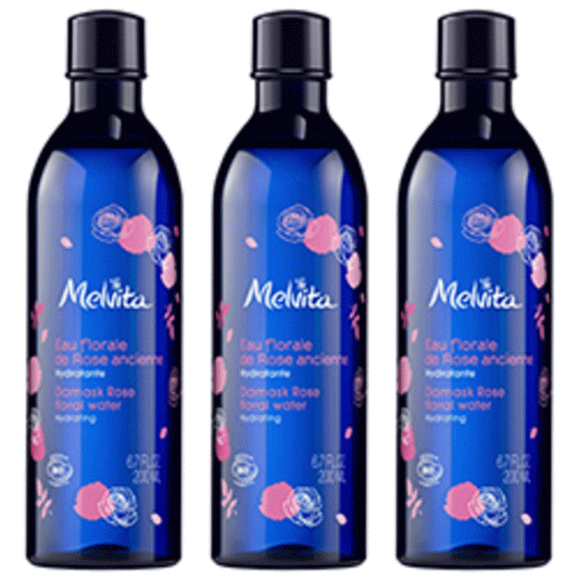 [メルヴィータ]フラワーウォーター リセットミスト ローズ　200ml 3本セット [MELVITA] EAU FLORALE DE ROSE 200ml 3pc 全ての肌