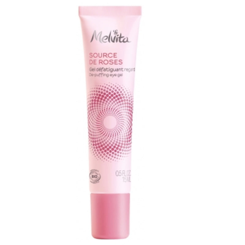 [メルヴィータ] ソースドローズ アンチファティーグアイジェル 15ml -[MELVITA] SOURCE DE ROSE GEL DEFATIGANT DE REGARD 15ml