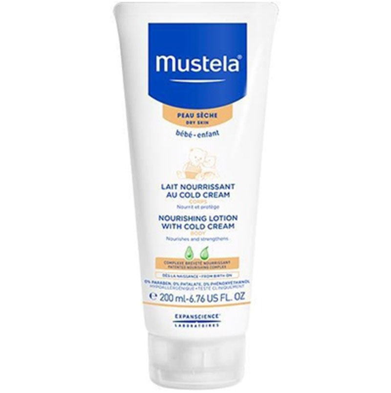 [ムステラ] ナリッシング　ローション（コールドクリーム配合）200ml（乾燥肌用) [MUSTELA] LAIT NOURISSANT AU COLD CREME 200ml