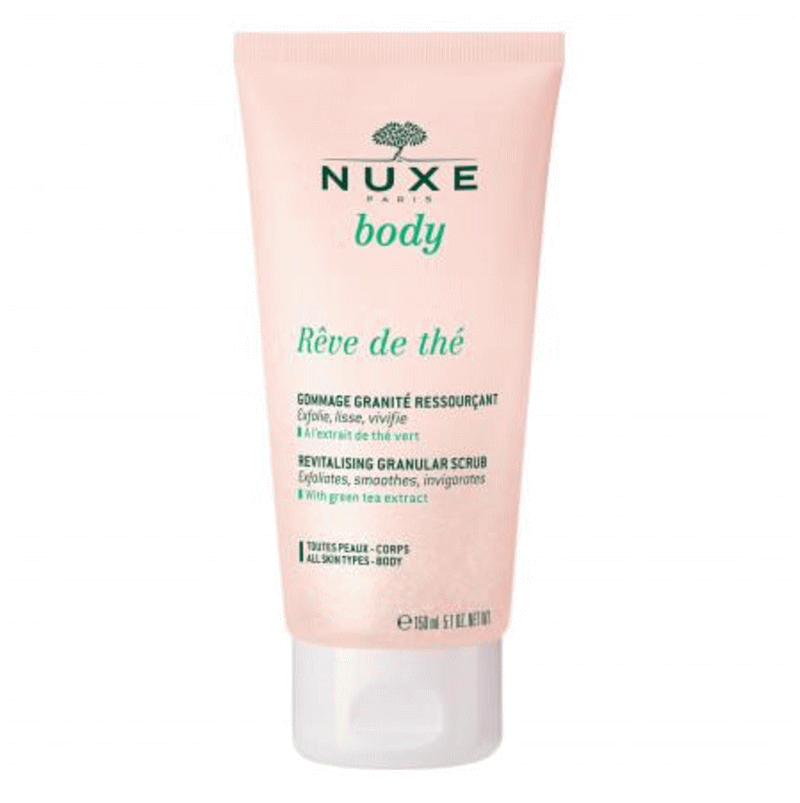 【 ニュクス】ボディ・レーブ・ド・テ　ゴマージ　150ml 【NUXE】BODY REVE DE THE GOMMAGE GRANITE RESSOURCANT 150ml